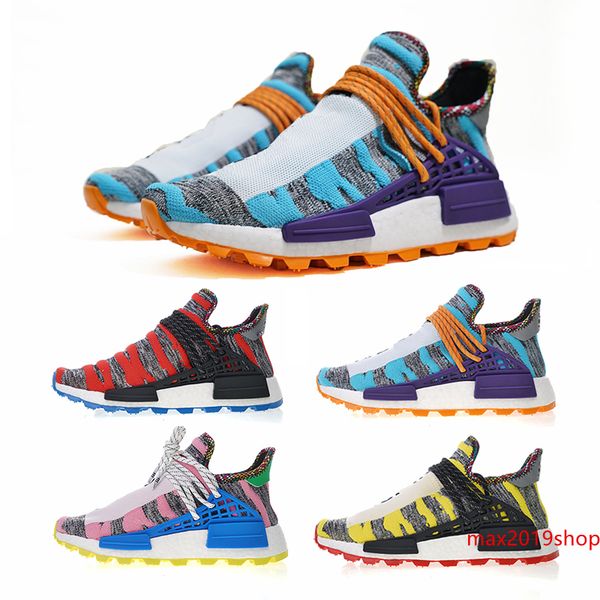 

new pharrell williams human race chaussures 2019 men women designer originals fashion trail running trainers with size 36-45
