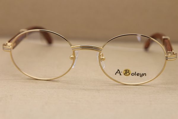 

wholesale- frames for women or men wooden frame size:53-22-135mm, Silver