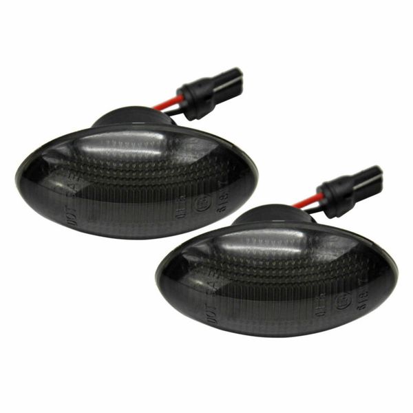 

indicator marker lights side smoked lens for mini cooper r50 2pcs car auto