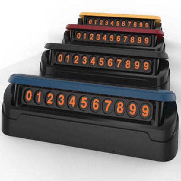 

car temporary parking card hidden car phone number card new parking supplies