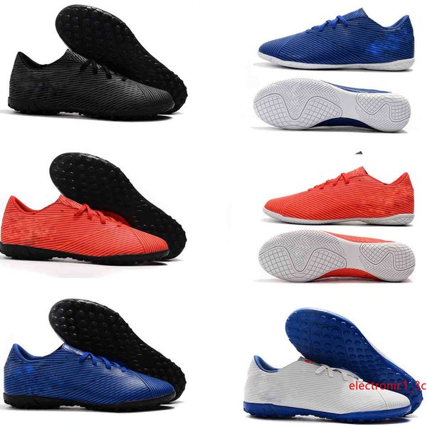 

2019 new arrive mens messi nemeziz 19.1 fg nemeziz 19.4 tf ic slip-on soccer shoes football low ankle outdoor boots cleats size us6.5-11
