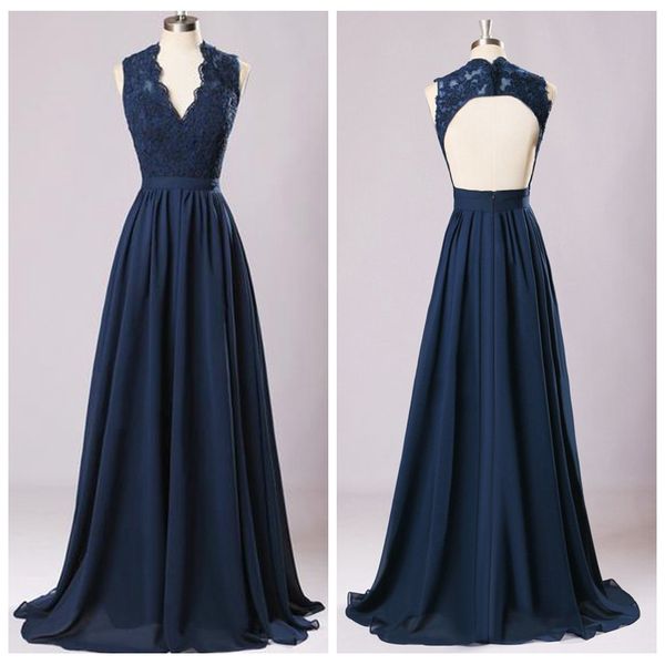 

2021 v-neck lace appliques slim long bridemaid dresses open back long vestidos de bridesmaids prom party gowns lace appliques honor of maid, White;pink