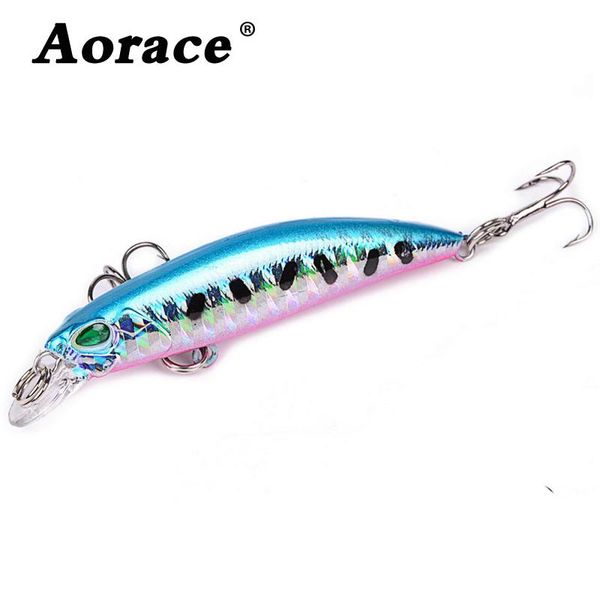 

1pcs minnow fishing lure 68mm-2.67in laser crankbait wobbler artificial plastic hard bait fishing tackle 4g-0.14oz krksh