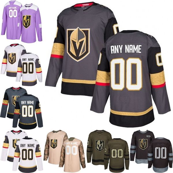 

2020 custom men youth women vegas golden knights any name number hockey jersey stitched, Black;red