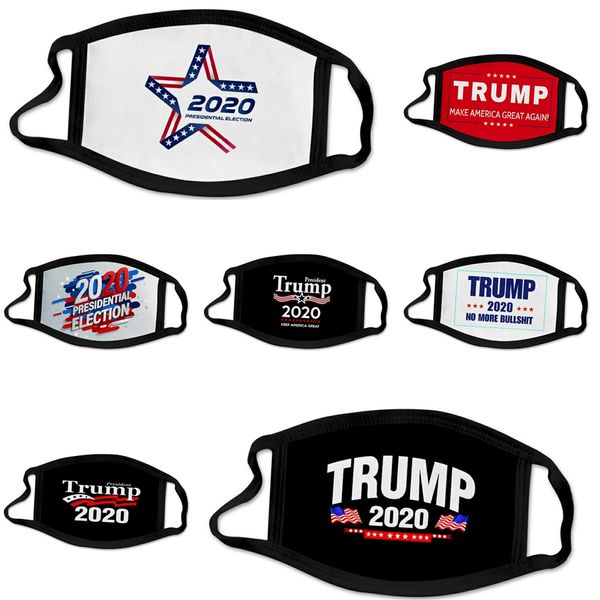 

дизайнер trump маска для лица маски ткани face masque многоразовый фильтр гражданской защиты mascherina рм2,5 ac хлопка малышей маска толсты, Black