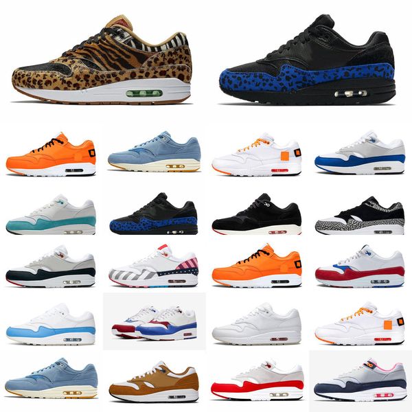 

dlx atmos leopard grain 1s running sports shoes for men women trainers elephant bred print designer sneakers size36-45