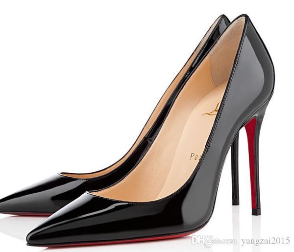 

Women 039 high heel 8cm 10cm 12cm nude black red leather pointed dre hoe b3
