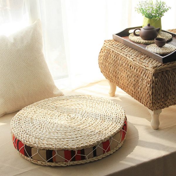 

cushions round pouf natural straw round pouf tatami cushion floor cushions meditation yoga mat zafu chair cushion