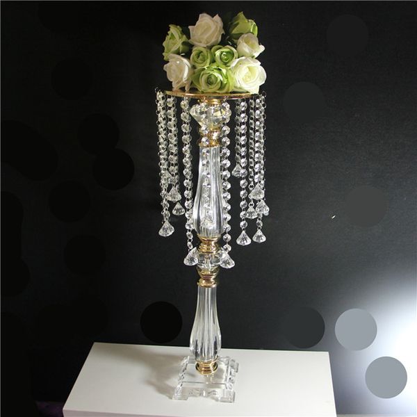 

68см кристаллический стол centerpiece свадебные украшения