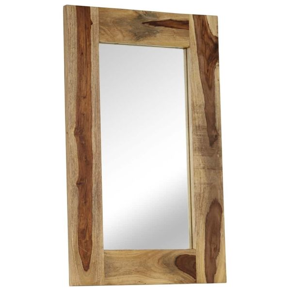 

зеркало наклейки solid sheesham wood 50x80 cm стеновые