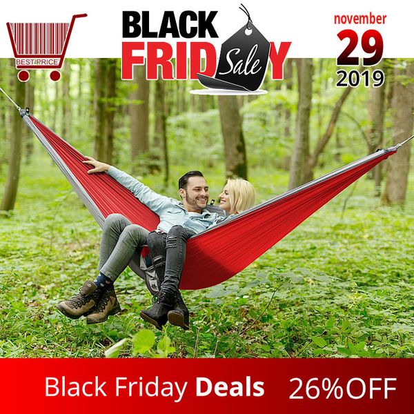 

portable hammock swing-bed parachute hanging outdoor kids camping