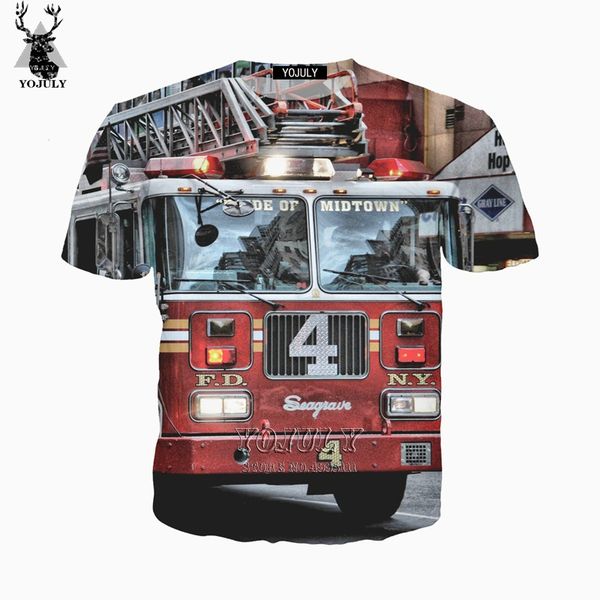

yojuly 3d print fire fighting truck fire car engine tshir-shirt/sweatshirt/hooded hoodies/zipper jacket youth a696, White;black