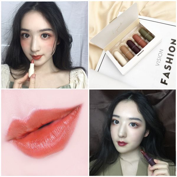 

matte lipstick long lasting makeup portable lipsticks for lips make up tint lip gloss lipstick matte