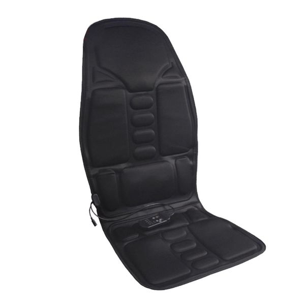 

car seat heat massage back chair cushion pad pain lumbar neck shoulder massager