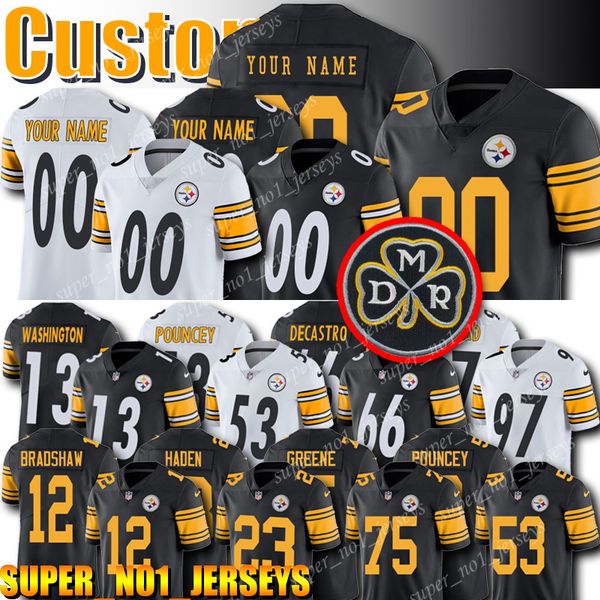 

Minkah fitzpatrick jer ey pitt burgh cu tom teeler jer ey 97 cameron heyward jer ey 23 joe haden jer ey 88 lynn wann vance mcdonald, Black;red