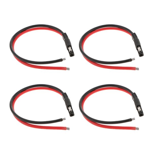 

4pieces 10awg sae harness extension connector for car