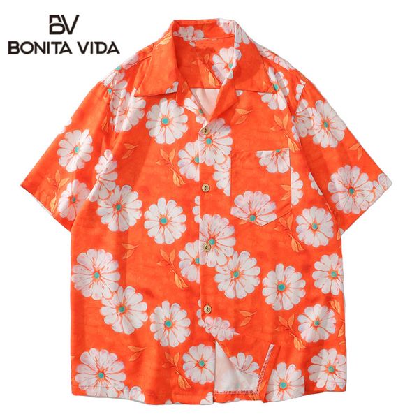 

bonita vida daisy shirt men fashion hip hop shirt summer fashion casual harujuku hawaii style short sleeve mens shirts, White;black