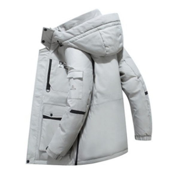 

2020 высокое качество мужчины пуховик keep warm мужская зима толстый снег parka шинель камуфляж белый black duck новая мода