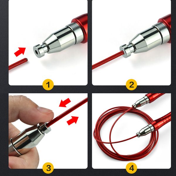 

skipping rope steel wire jump rope cable for athletic exercise fitness training sports hb88