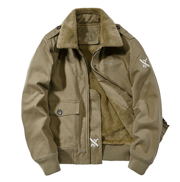 

pilot men's jacket autumn winter slim fit long sleeve fur collars trench mens tactical jackets and coats outwear, Black;brown