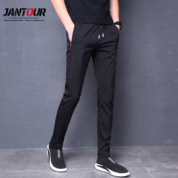 

2019 summer outdoor men breathable quick dry pants windproof waterproof trousers for camping trekking fashion dry-easy pant male, Black
