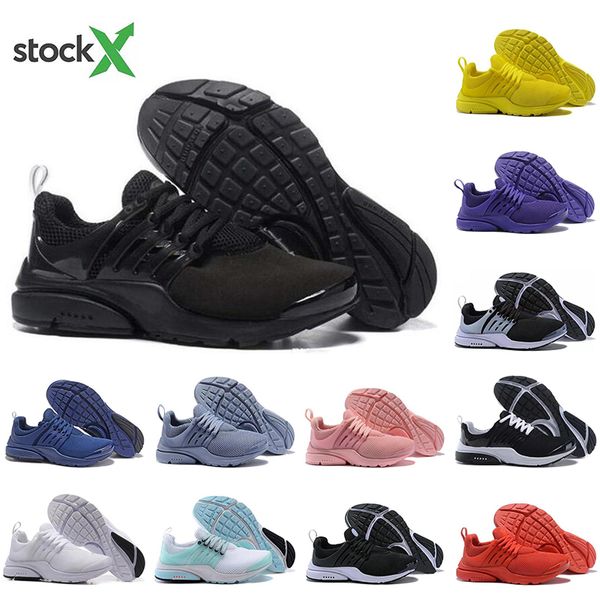 

с носками акции х brand prestos унисекс кроссовки тройной черный все красные oreo серый лучшее качество сетки дышащие кроссовки athletic диз, White;red