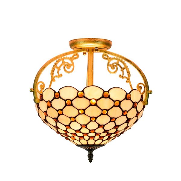

minimalist white ceiling light 34cm in diameter l hall tiffany style stained glass ceiling lights tf095