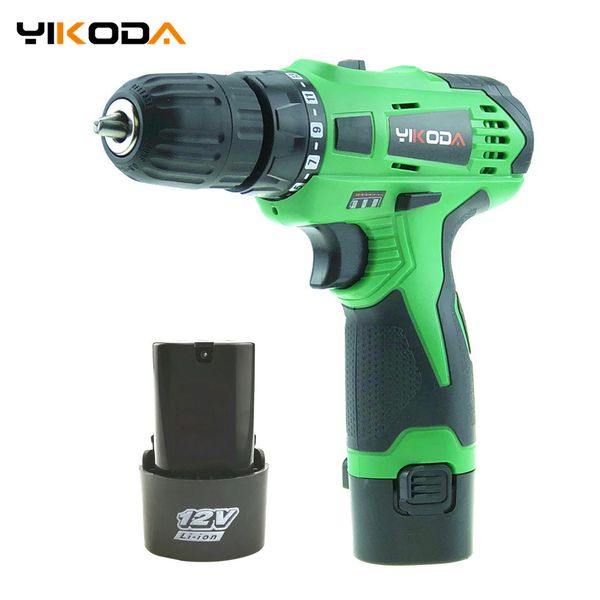 

12v lithium battery*2 rechargeable electric screwdriver parafusadeira furadeira cordless screwdriver renovation power tools