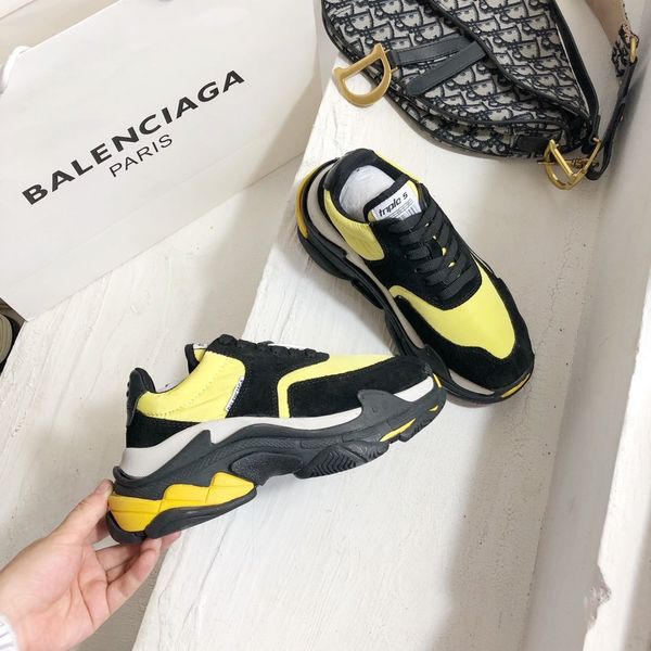 

fast delivery original fashion luxury platform men and women shoes wild vintage casual sports shoes men and women running shoes 10, Black