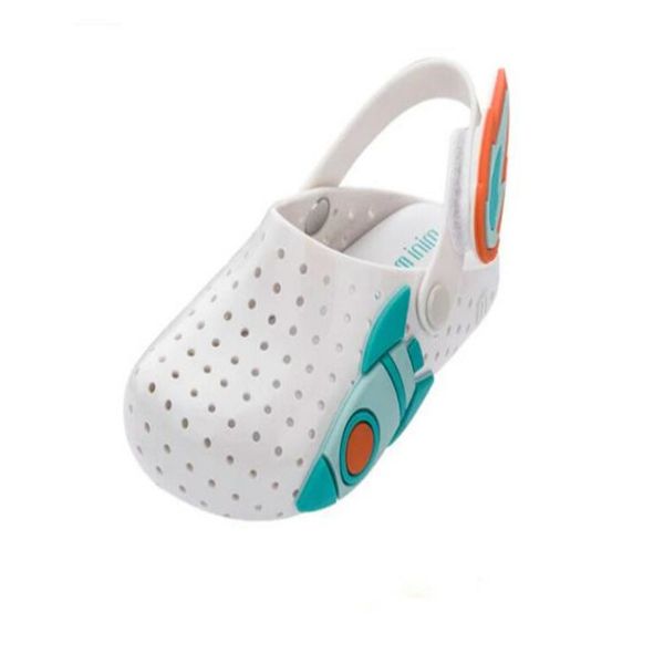 

mini melissa children's hole shoes summer sandals baby boy slippers children's beach shoes non-slip toddler girls shoes t200411, Black;red