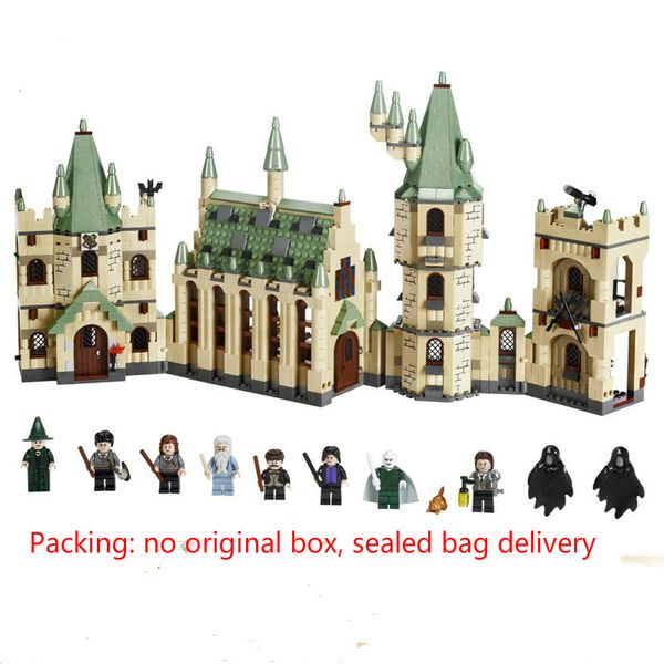 

harry potter hogwarts castle 4842 creative street view series model toys