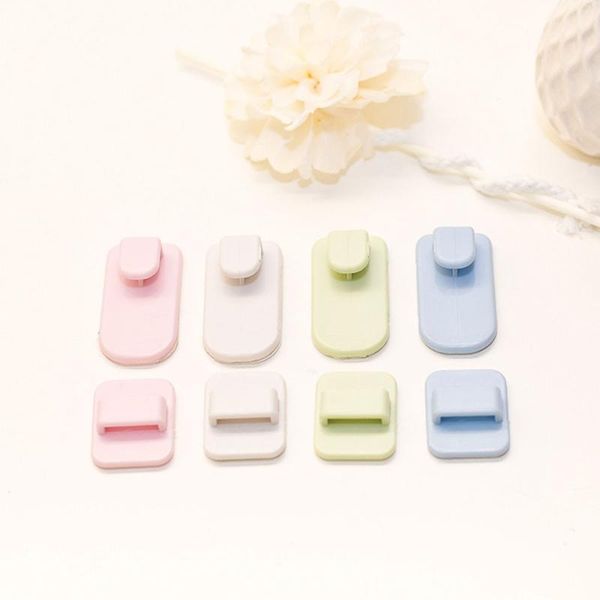 

new 2set ( 4pcs ) self adhesive plastic hooks holder remote control strong sticky hook hanger tv air conditioner key j#