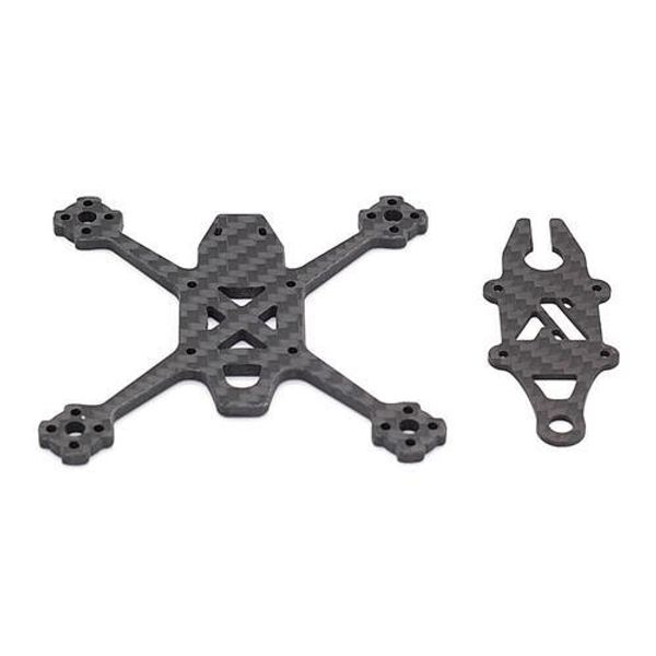 

awesome e90 90mm 3k carbon fiber 3mm arm micro fpv racing frame kit - red