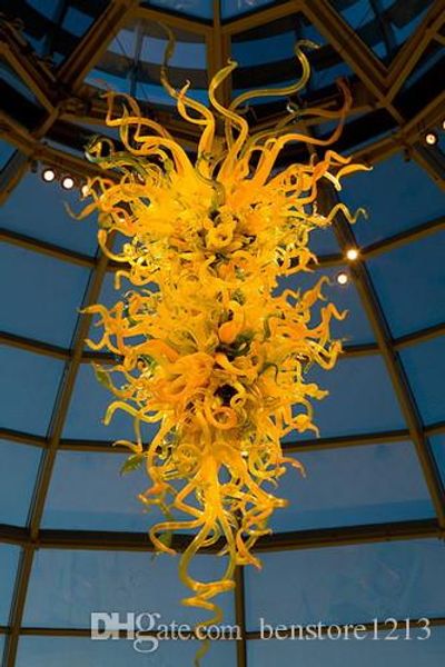 

yellow chandelier table chandelier centerpiece for wedding led light source style hand blown glass chandelier crystals