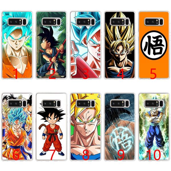 

dragon ball Z HD son goku Мягкий силиконовый чехол для телефона Samsung Note 9 8 S7 Edge S8 S9 Plus крышка
