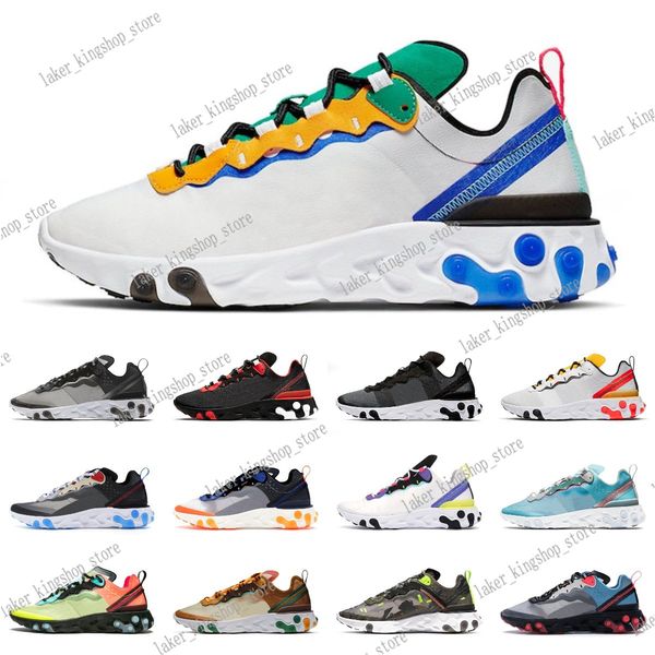 

2020 react element 87 55 кроссовки для мужчин и женщин light bone triple black bred hyper pink мужские кроссовки спортивные кроссовки runner
