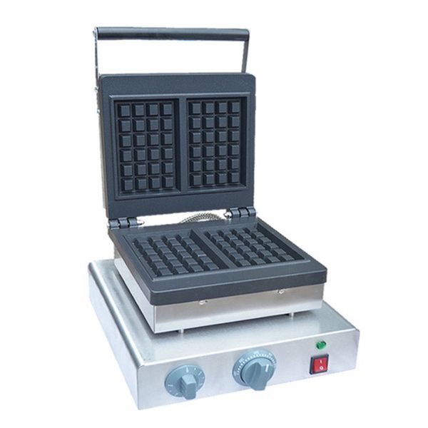 

бесплатная доставка коммерческий промышленный коммерческий вафельница квадратные вафельные машины из нержавеющей стали вафельница оборудован