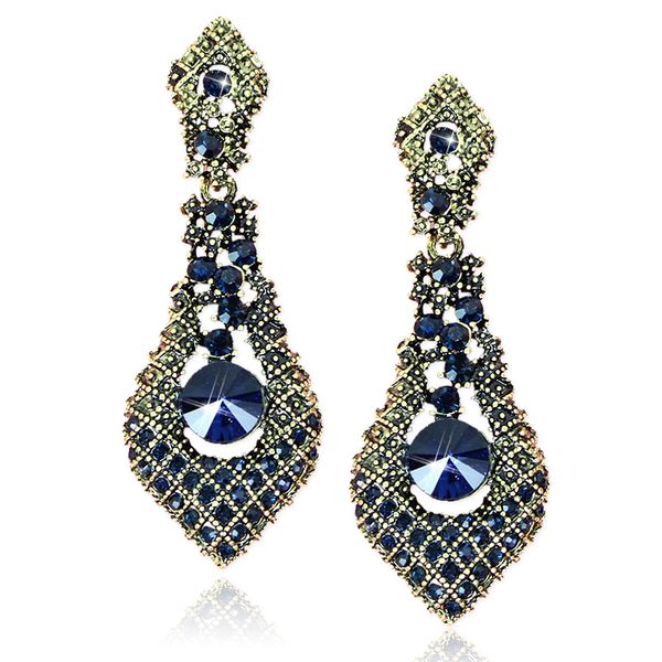 

2019 fashion indian vintage earrings for women modern statement earring women's big drop hanging dangle brincos boho ear jewelry, Silver