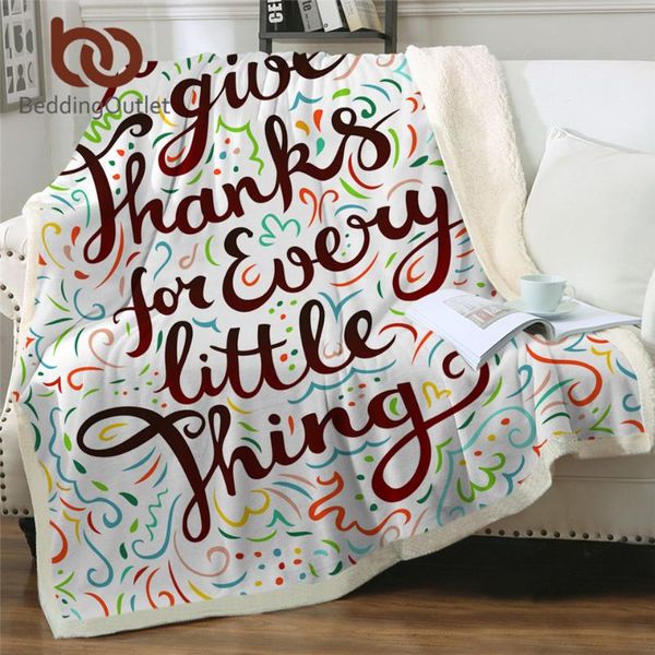 

beddingoutlet quote art throw blanket words colorful blankets for bed thanksgiving theme bedding and letters stylish mantas