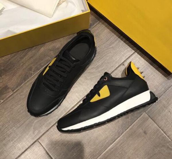 

Luxury de igner men hoe fd fun fur de igner neaker mon ter eye yellow hoe genuine leather men racer port ca ual boot3