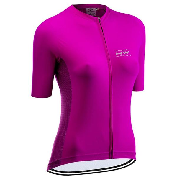 

nw female 2020 new cycling jersey race sportwear short sleeve cycle mtb bicycle shirt ropa ciclismo clothes northwave, Black;red