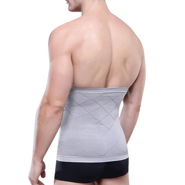 

men tummy waist belly fat slimming body shapewear girdle belt band corset, Black;brown