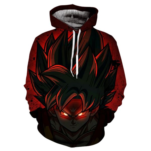 

2020 new hit z 3d hoodie sweatshirts men/women anime fashion casual tracksuits boy/girl pullover sweatshirt, Black