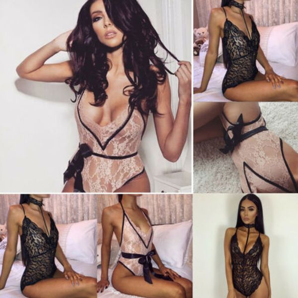 

Sexy Lingerie Lace Babydoll Womens Underwear Nightwear Sleepwear Bodysuit Comfortable Sleepwear Underwear