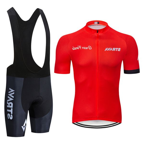 

2019 strava team велоспорт джерси мужчины quick dry с короткими рукавами велосипедов одежда открытый спортивная одежда ropa ciclismo mtb вел, Black;red