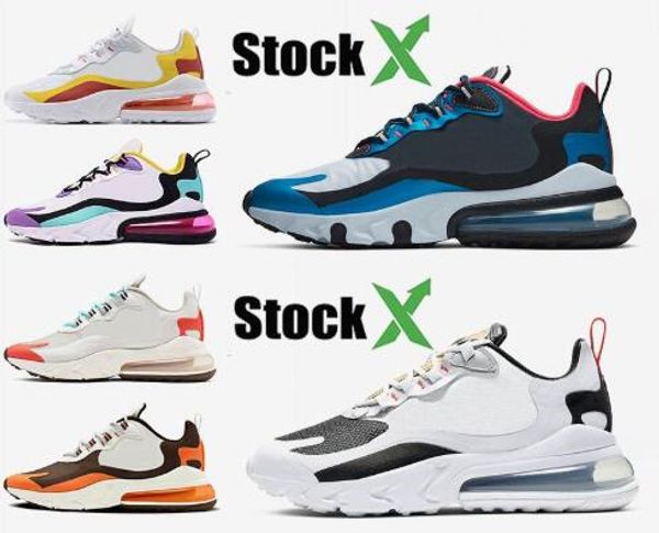 

2020 arrival fashion youth favorite super running shoes react new colour optical sea green fashion luxury designer sneakers men women 36-45