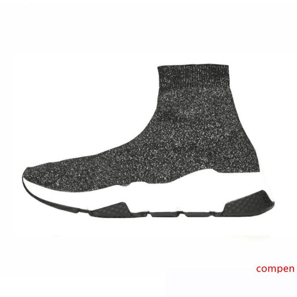 

ace brand luxury designer casual sock shoes speed trainer black red blue triple-s white fashion socks boots sneakers trainers shoes 36-45