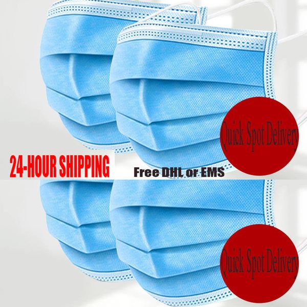 

disposable face mask 3 layers dustproof facial protective cover masks anti-dust disposable salon earloop mouth mask party masks in 20 hours