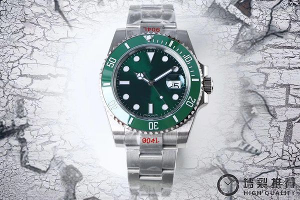 

n luxury watch men's mechanical watch classic green dial optional 2836, 3135 male luxury 904l steel belt, Slivery;brown