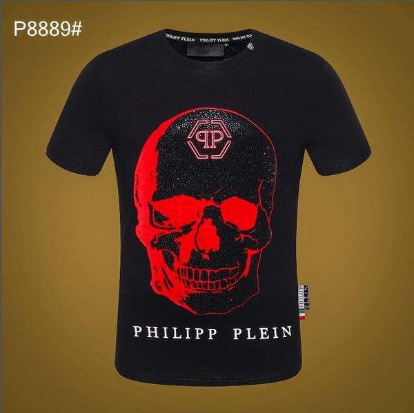 

2019 phillip plain t hirt fa hion ca ual fitne cool o neck men 039 bear t hirt ummer hort leeve t hirt men clothing 350